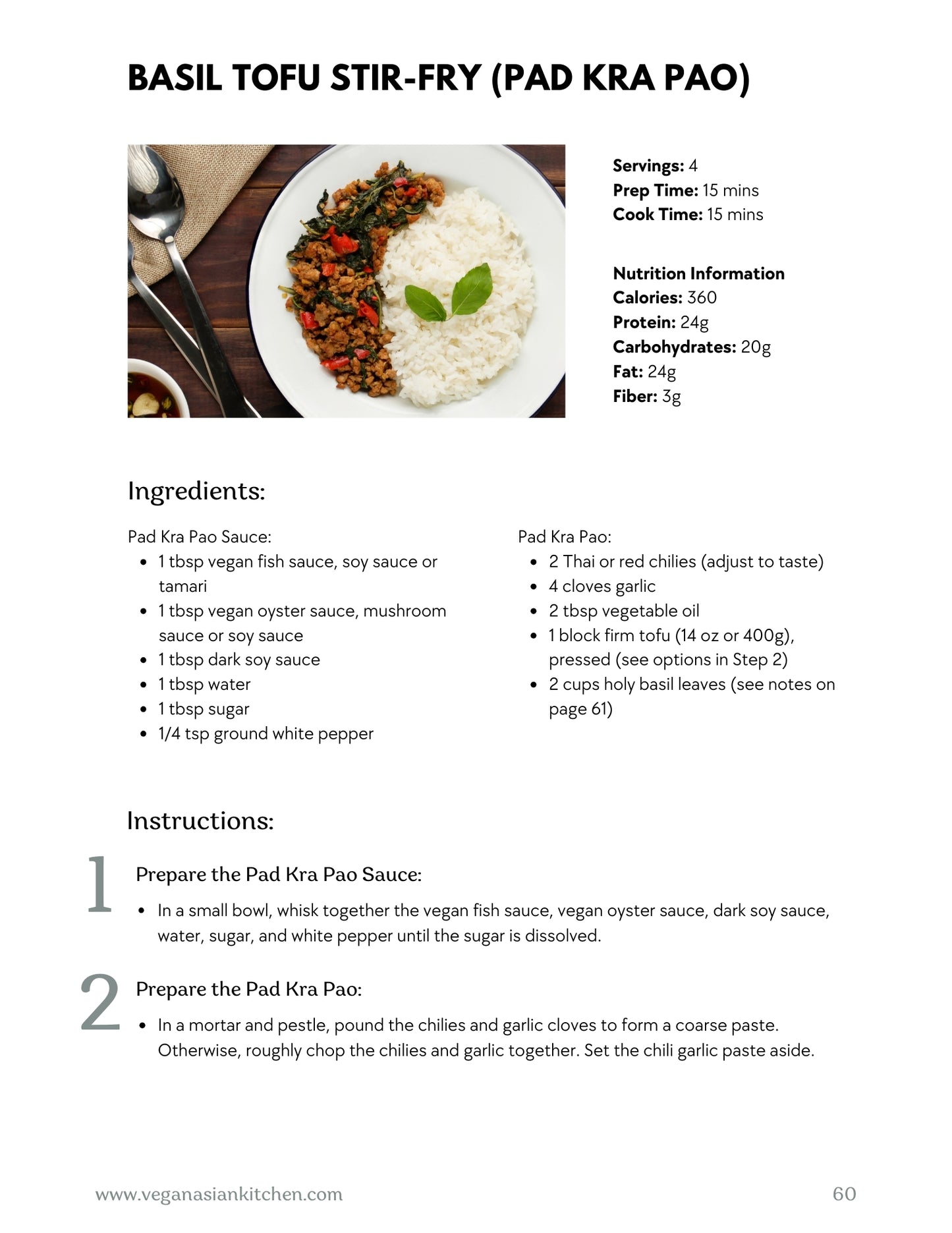 Vegan Thai Cookbook
